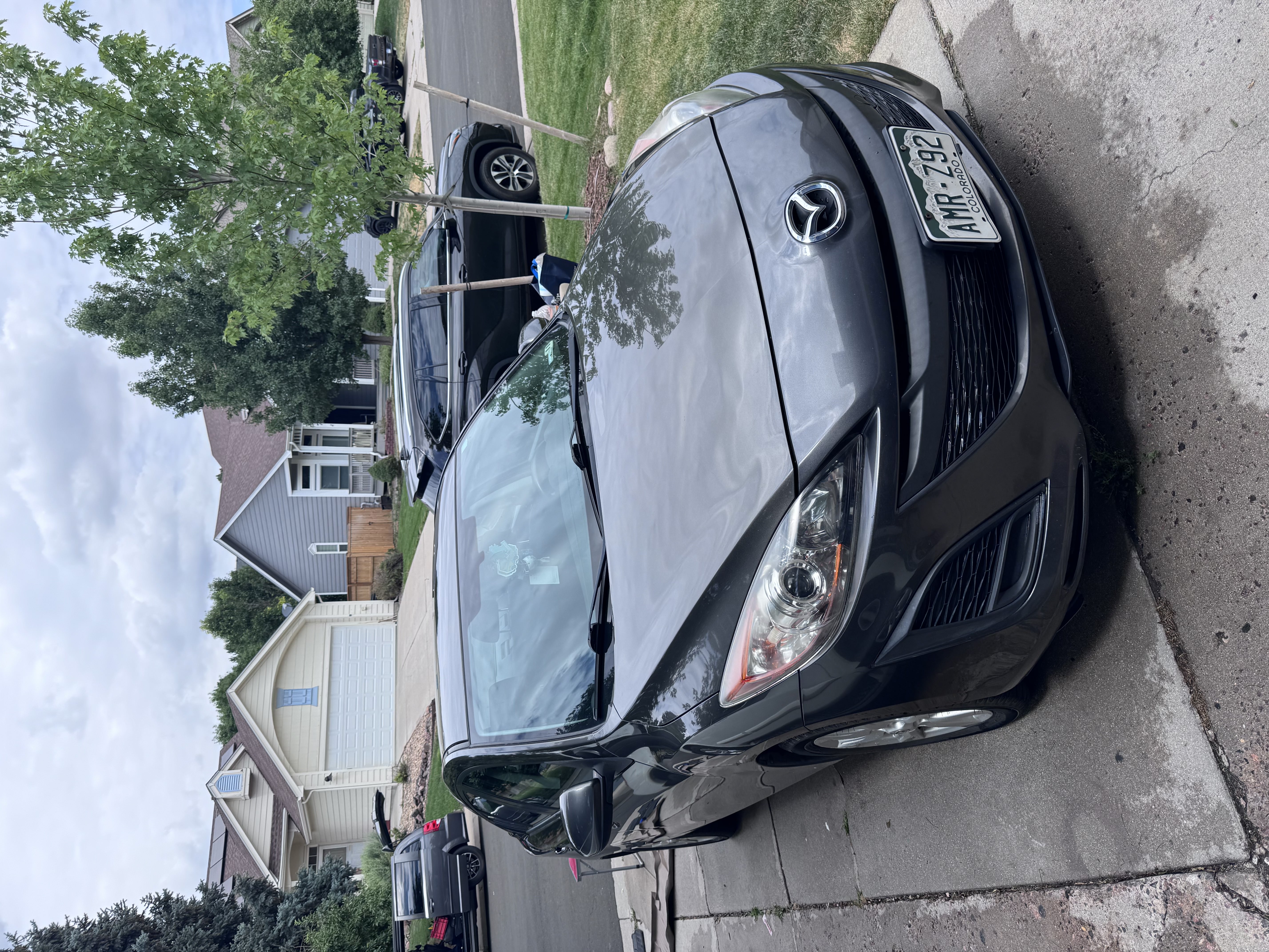 Before and after comparison of a detailed vehicle